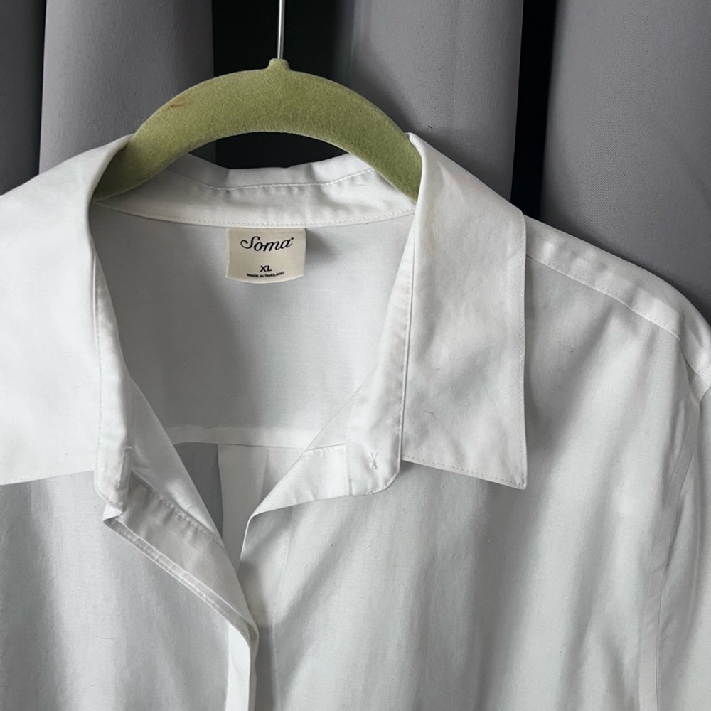 Soma White Dress Shirt Elegant and Timeless